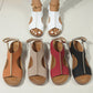 Damen Plateau-Sandalen mit Knöchelriemen