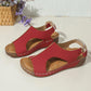 Damen Plateau-Sandalen mit Knöchelriemen