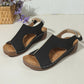 Damen Plateau-Sandalen mit Knöchelriemen