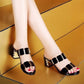Modische Sandalen mit Blockabsatz für Damen