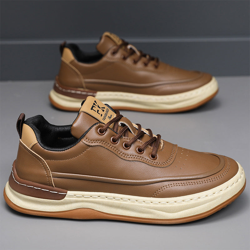Lässige, bequeme Herren-Turnschuhe aus Leder