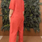 Lockerer, stylischer Jumpsuit mit Taschen für Damen