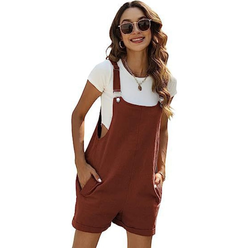 Damen Strampler Kurzoverall