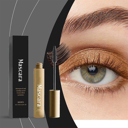 💕Natürliche, lang anhaltende, wasserfeste und schweißfeste braune Mascara🎁
