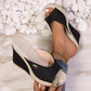 Damen-Sandalen mit Fischmaul und hohem Absatz