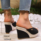 Damen-Sandalen mit Fischmaul und hohem Absatz