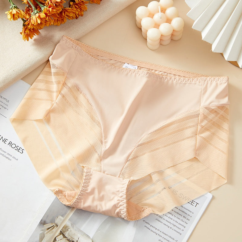 Nahtlose, atmungsaktive Spitzenhöschen für Damen