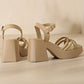 💥Schneller Verkauf✨Damen-Sandalen mit offener Spitze und hohem Blockabsatz