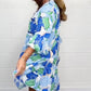 Elegante, lockere Kleider mit V-Ausschnitt und Print für Damen