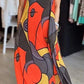 💝Damen-Hosenträgerkleid mit quadratischem Ausschnitt und Aufdruck