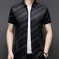 Kurzärmeliges Business-Hemd mit Stickerei für Männer im Sommer👔