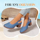 🌼Modische Sandalen mit ausgehöhlten, klobigen High Heels für Damen🏖️
