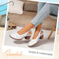 🌼Modische Sandalen mit ausgehöhlten, klobigen High Heels für Damen🏖️