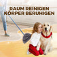 Wiederverwendbarer Besenbezug aus Stoff