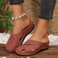 👡Lässige Damensandalen mit geschlossener Spitze👡