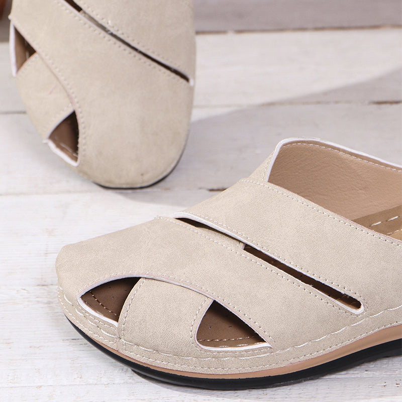 👡Lässige Damensandalen mit geschlossener Spitze👡