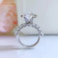 💍Geschenk für Sie | 5 Karat Mondlicht Sterling Silber Moissanit Ring