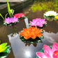 Schwimmende künstliche Simulation Seerose für Hausgarten Teiche Dekoration