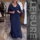 🔥Einfarbiges, lässiges, lockeres Schlitzkleid für Damen🔥