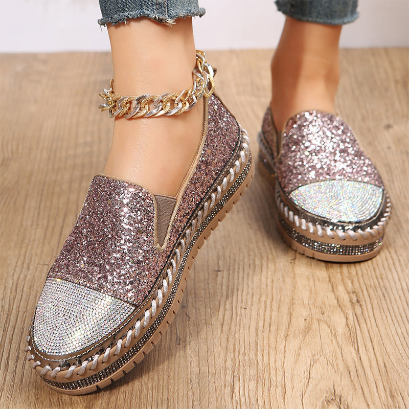 Modische Loafer mit dicker Sohle für Damen