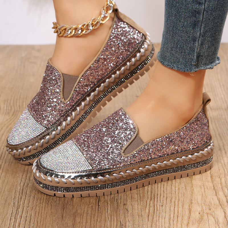 Modische Loafer mit dicker Sohle für Damen