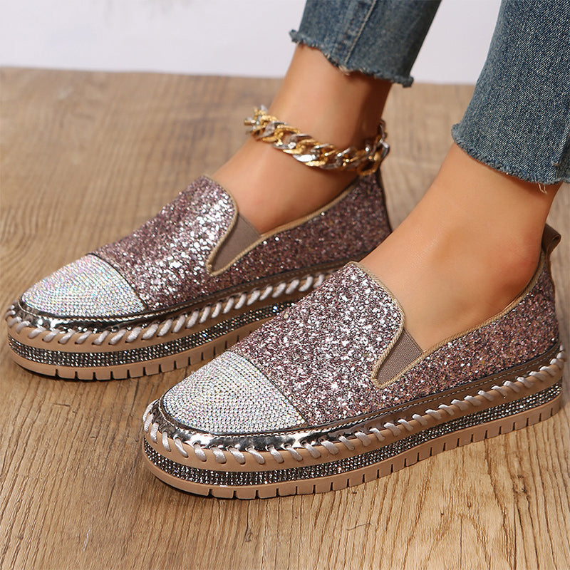Modische Loafer mit dicker Sohle für Damen