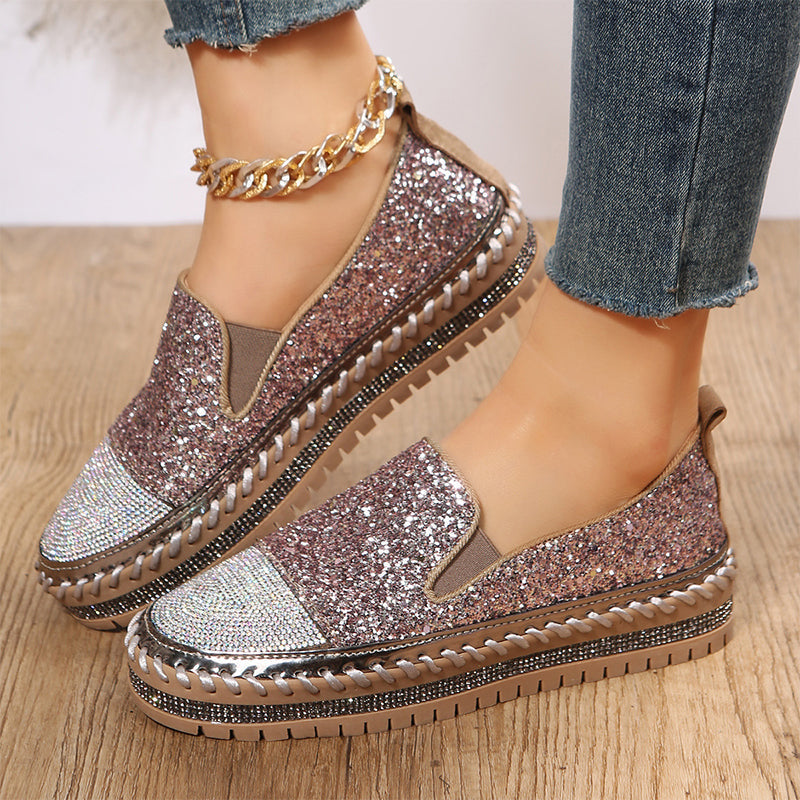 Modische Loafer mit dicker Sohle für Damen