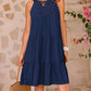 Damen Sommer Hollow Out Halter Kleid