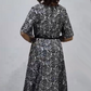 🌸Sommer-Hot-Sale - 50% Rabatt🌸2025 Elegantes Maxikleid mit Gürtel und Print