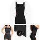 Mini-Bodycon-Kleid mit Schlitz und integrierter Shapewear