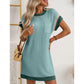 Damen T-Shirt A-Linie Minikleid