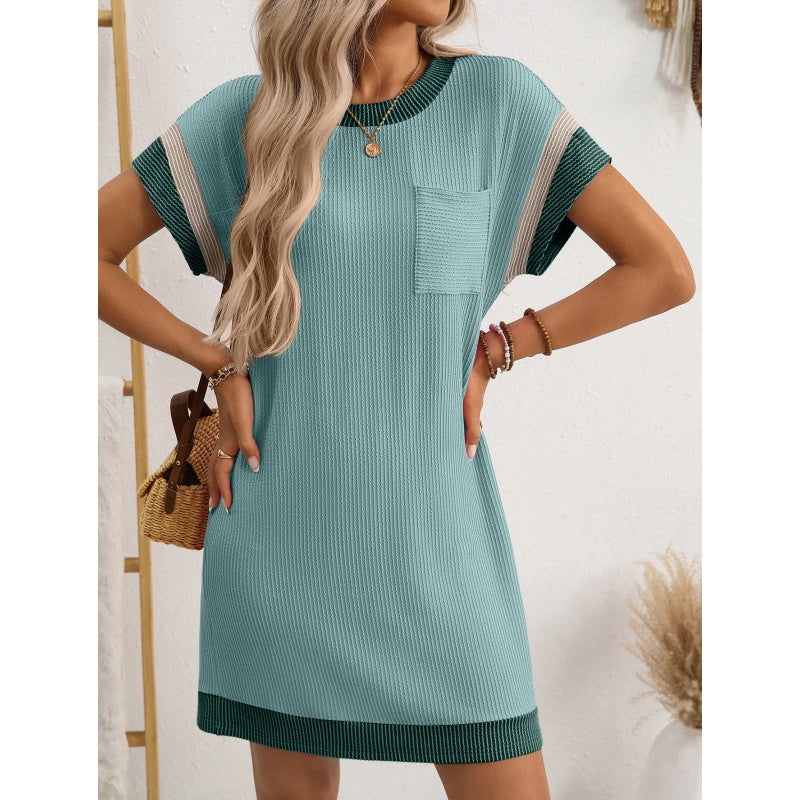 Damen T-Shirt A-Linie Minikleid