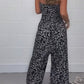 Stylischer Leopardenmuster-Overall für Frauen