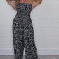 Stylischer Leopardenmuster-Overall für Frauen