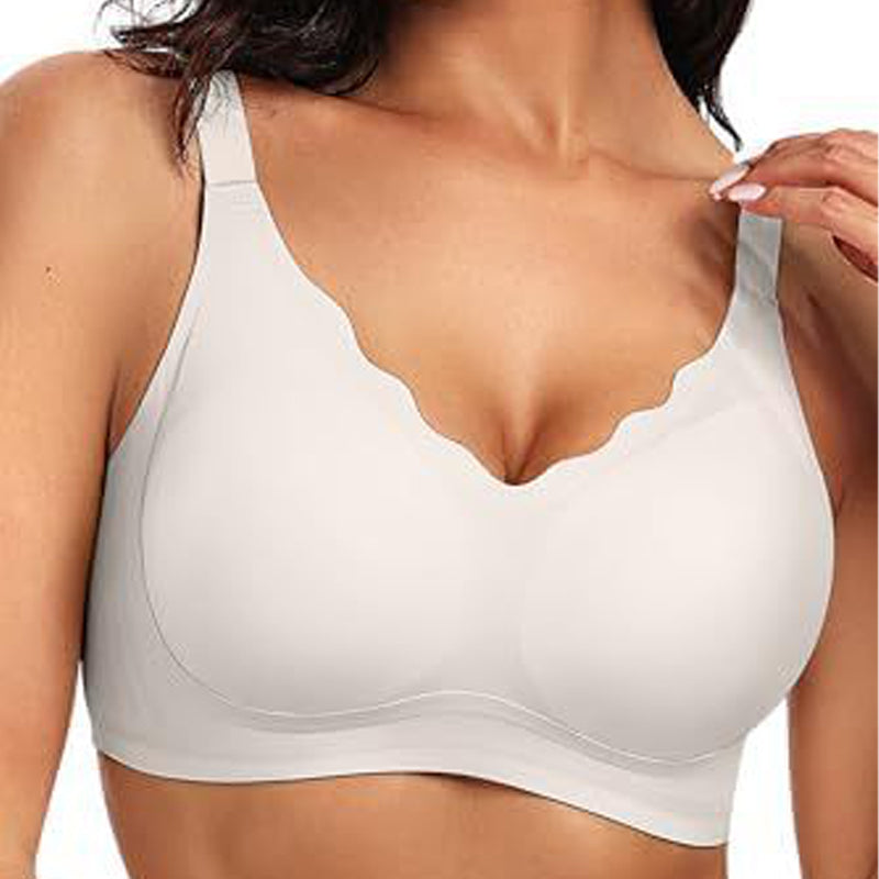Nahtloser Push-Up-BH mit Wellenkante