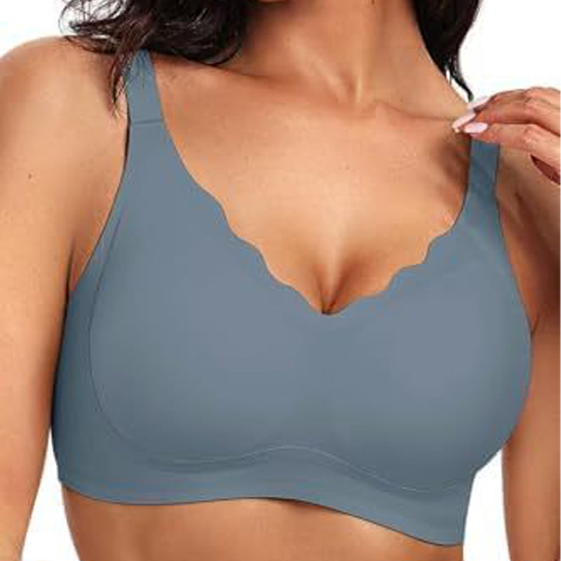Nahtloser Push-Up-BH mit Wellenkante