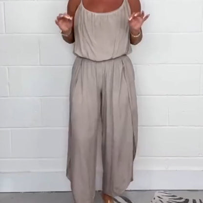 ❤️Lässiger, lockerer Camisole-Jumpsuit für Damen