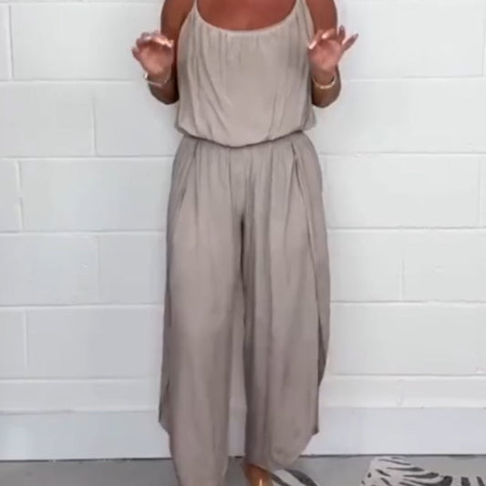 ❤️Lässiger, lockerer Camisole-Jumpsuit für Damen