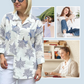 Lässiges Hemd mit botanischem Print für Frauen