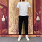 Herren High Stretch Kurzarm-Top & Jogginghose 2er-Set