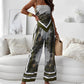 2-teilige Outfits für Damen, Bandana-Crop-Top und Hose