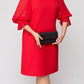 Elegantes Damenkleid mit Cutout und Kragen