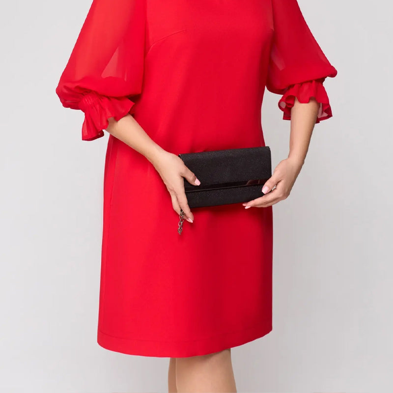 Elegantes Damenkleid mit Cutout und Kragen