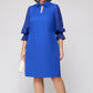 Elegantes Damenkleid mit Cutout und Kragen