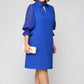 Elegantes Damenkleid mit Cutout und Kragen