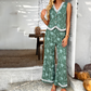 Set aus Trägertop und Hose mit weitem Bein im Boho-Stil