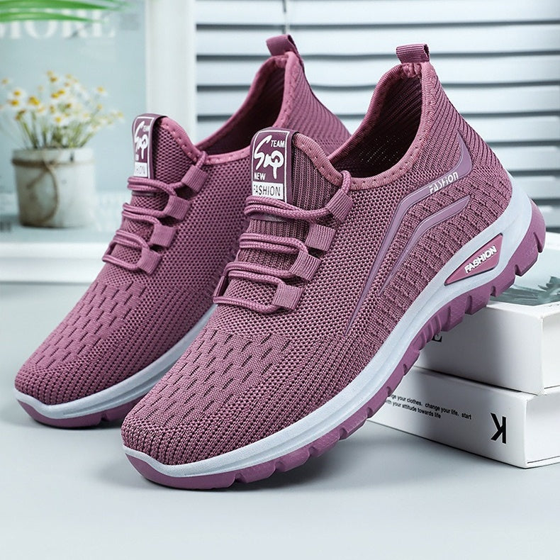 Damen Casual Atmungsaktiver Komfort Sneaker