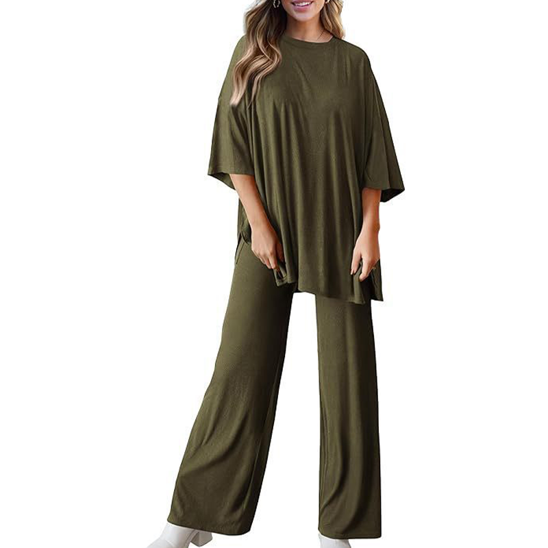 Damen Freizeit-Set: Oberteil und Hose