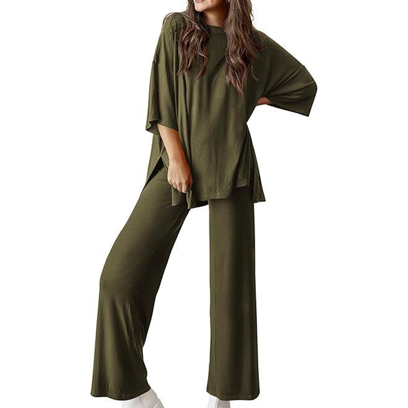 Damen Freizeit-Set: Oberteil und Hose