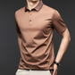 👔😎Herren T-Shirt mit kurzen Ärmeln und Hemdkragen im Business-Casual-Stil
